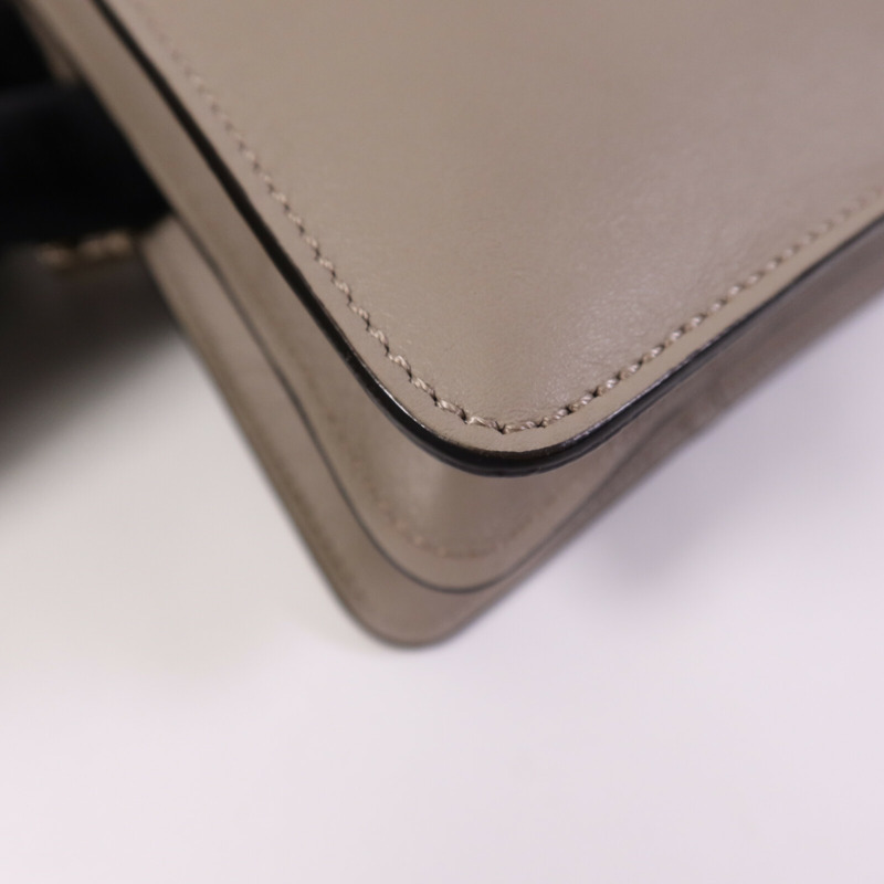 Chloe 牛皮/麂皮皮革Faye Mini Bag金扣手挽肩背兩用袋-11