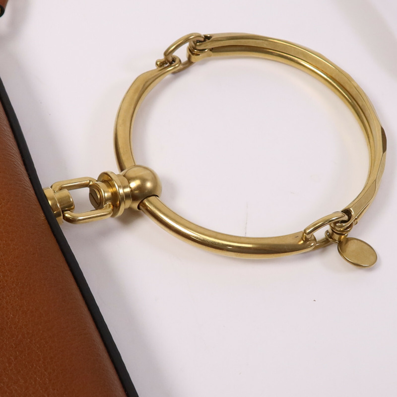 Chloe 牛皮皮革Nile Minaudiere金扣手挽肩背兩用袋-14
