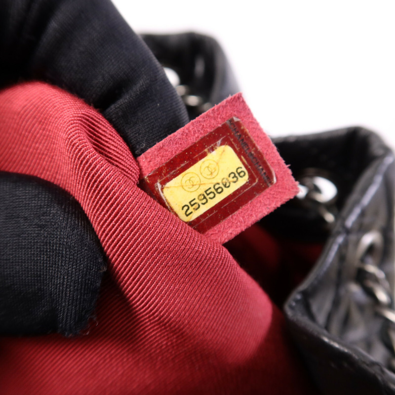 CHANEL 牛皮皮革Gabrielle Backpack鏈帶背包-6