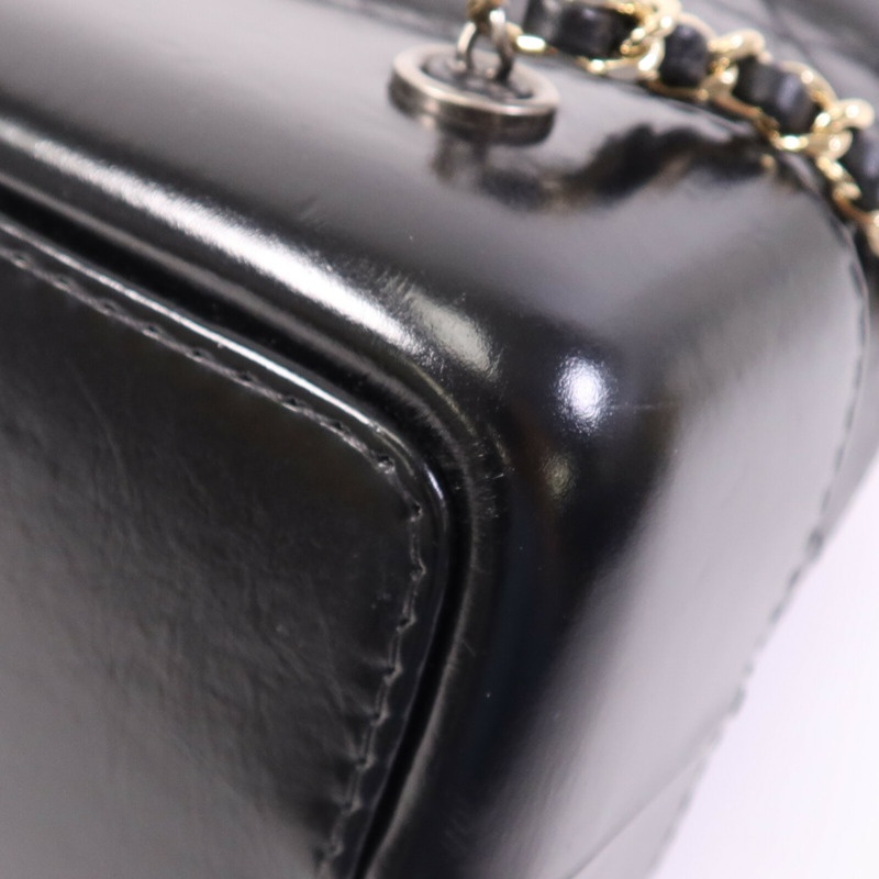 CHANEL 牛皮皮革Gabrielle Backpack鏈帶背包-10