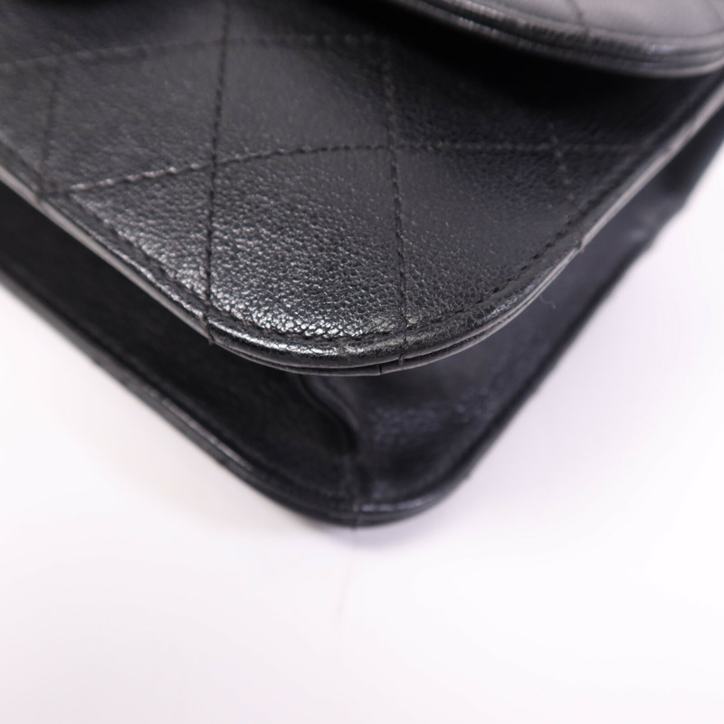 CHANEL 牛皮皮革Chain Shoulder Bag金扣鏈帶肩背袋-8