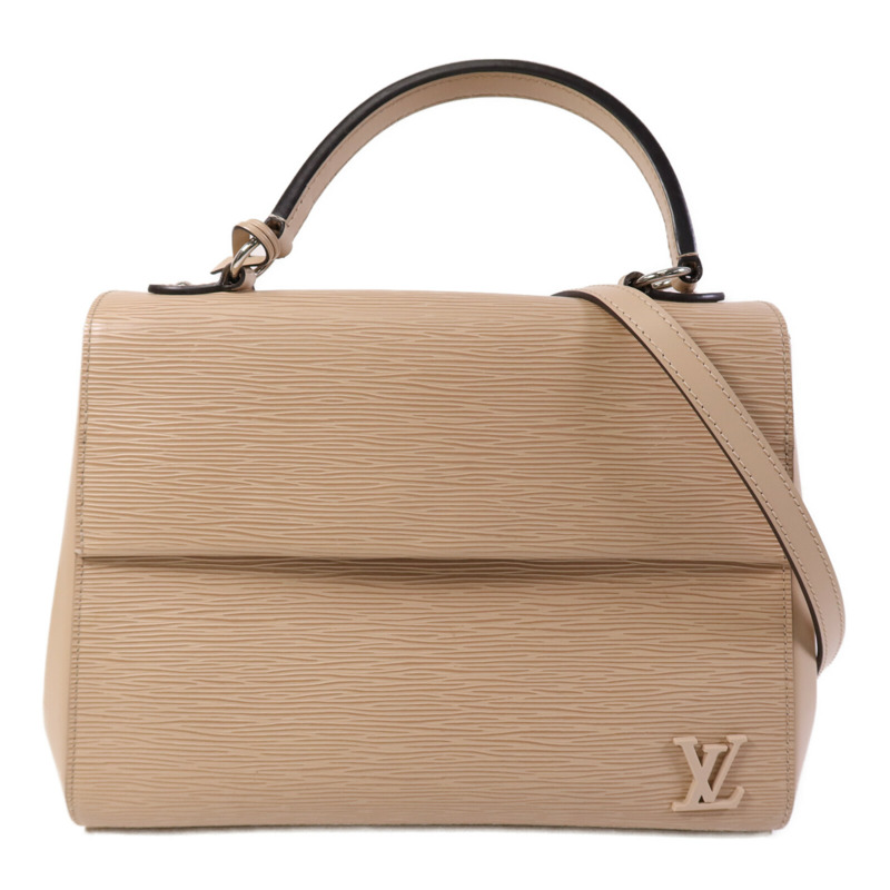 LOUIS VUITTON Epi Cluny MM銀扣手挽肩背兩用袋-0