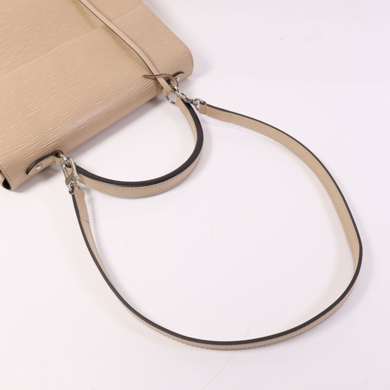LOUIS VUITTON Epi Cluny MM銀扣手挽肩背兩用袋-9