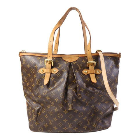 LOUIS VUITTON Monogram Palermo GM金扣手挽肩背兩用袋