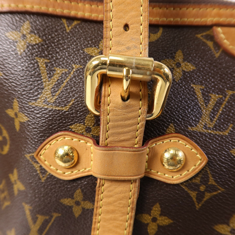 LOUIS VUITTON Monogram Palermo GM金扣手挽肩背兩用袋-15
