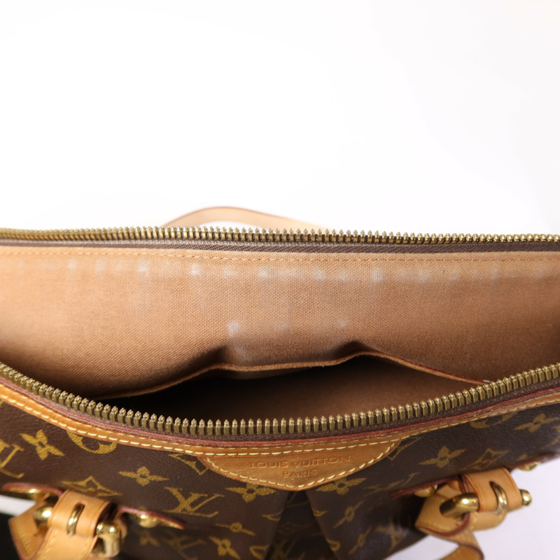 LOUIS VUITTON Monogram Palermo GM金扣手挽肩背兩用袋-17