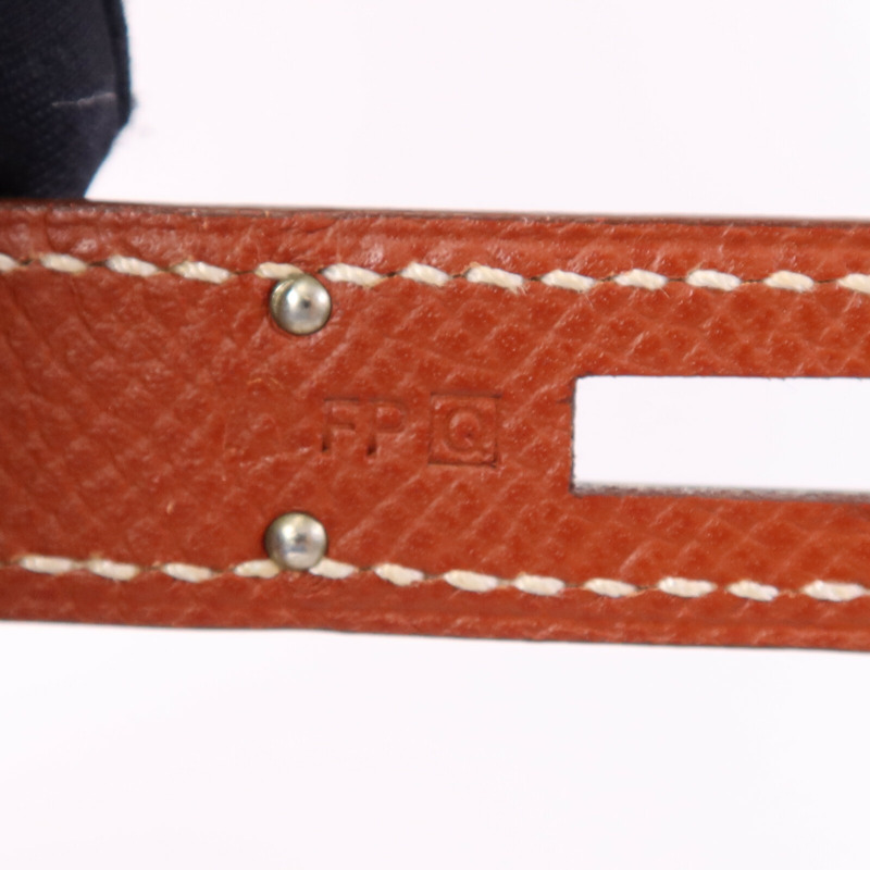 HERMES Epsom皮革Birkin 30銀扣手挽袋Brique-7