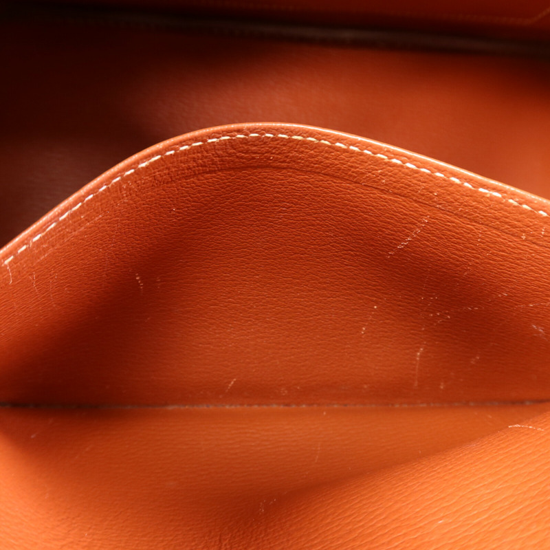 HERMES Epsom皮革Birkin 30銀扣手挽袋Brique-13