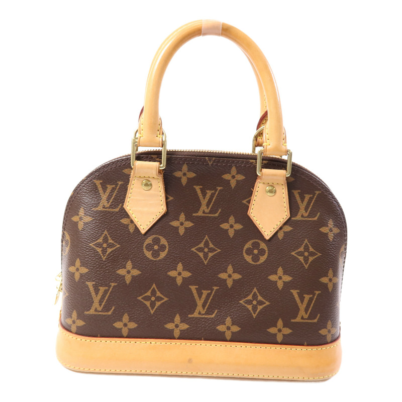 LOUIS VUITTON Monogram Alma BB金扣手挽肩背兩用袋-1