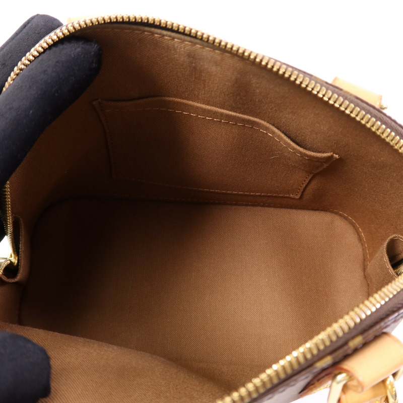 LOUIS VUITTON Monogram Alma BB金扣手挽肩背兩用袋-4