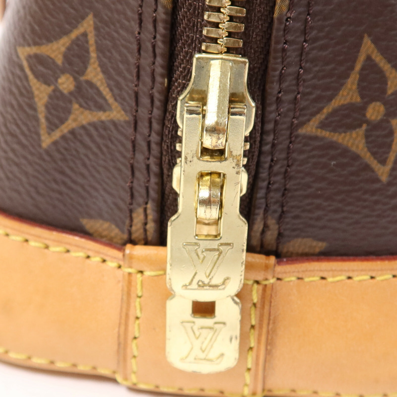 LOUIS VUITTON Monogram Alma BB金扣手挽肩背兩用袋-6