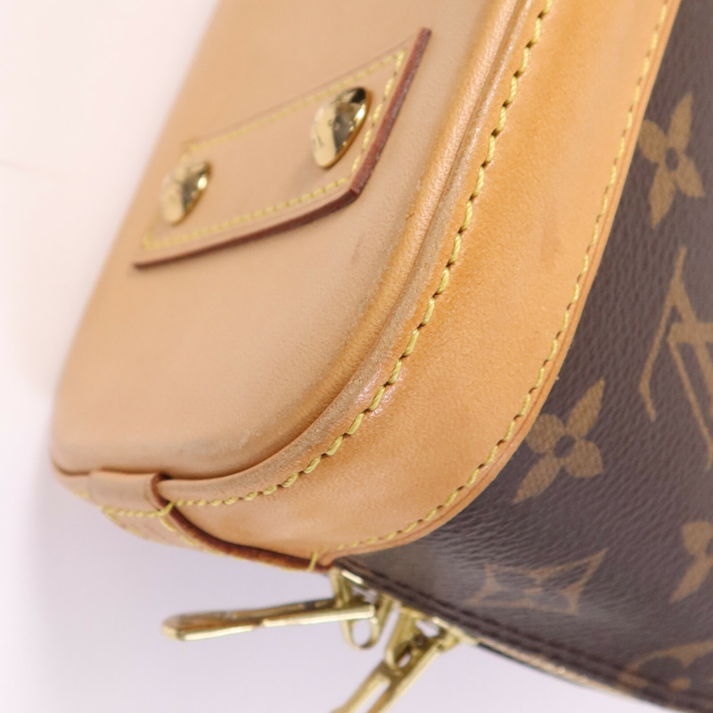 LOUIS VUITTON Monogram Alma BB金扣手挽肩背兩用袋-9