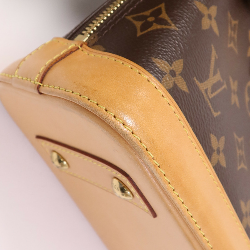 LOUIS VUITTON Monogram Alma BB金扣手挽肩背兩用袋-10