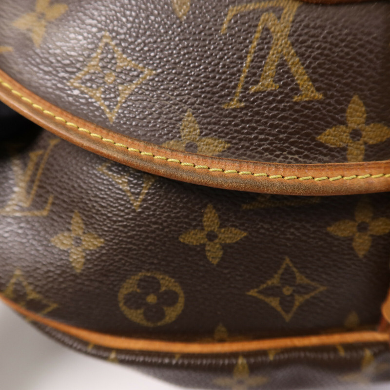 LOUIS VUITTON Monogram Saumur 30金扣肩背袋-15