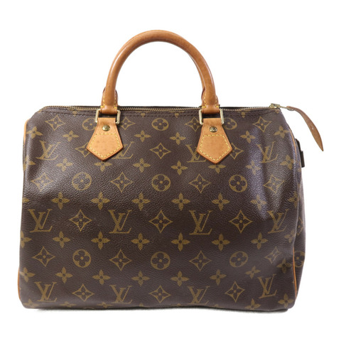 LOUIS VUITTON Monogram Speedy 30金扣手挽袋