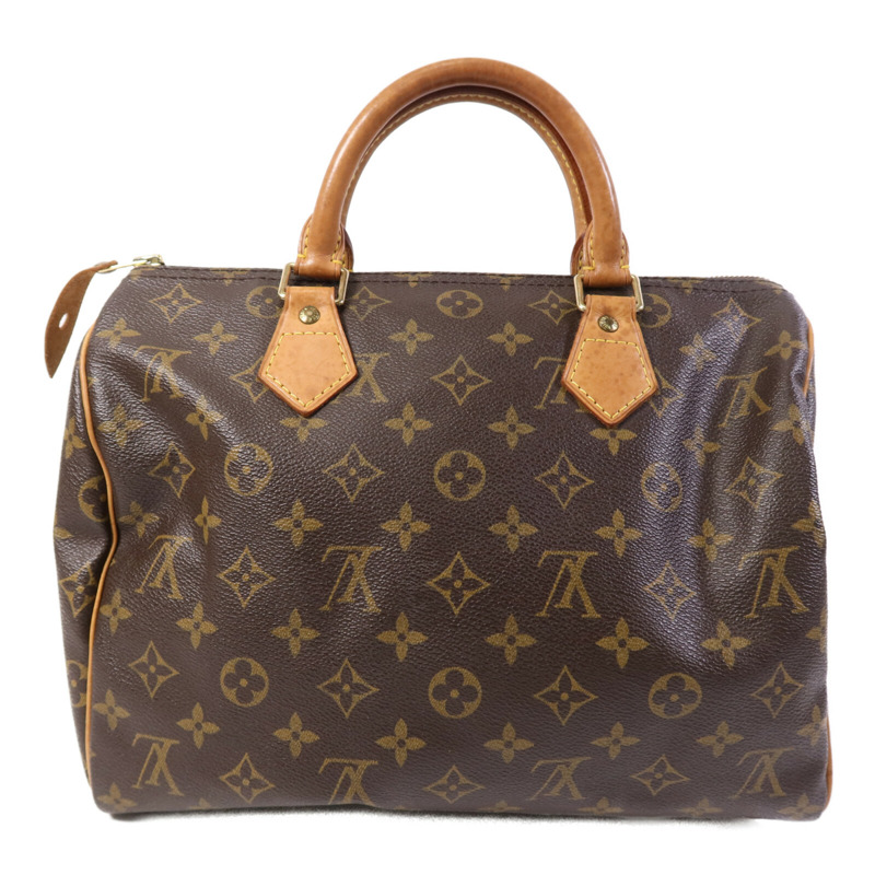 LOUIS VUITTON Monogram Speedy 30金扣手挽袋-1
