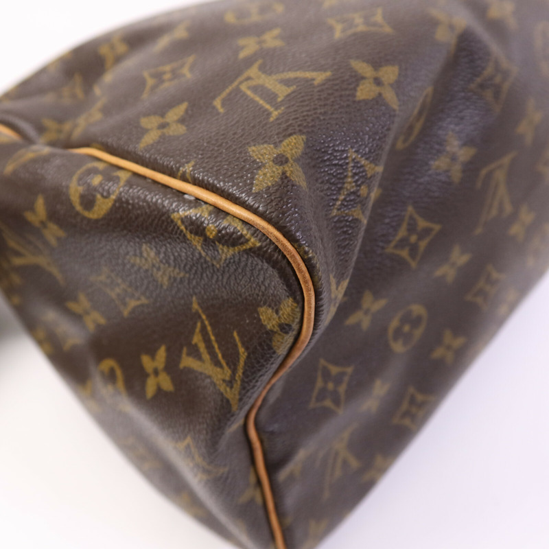LOUIS VUITTON Monogram Speedy 30金扣手挽袋-12
