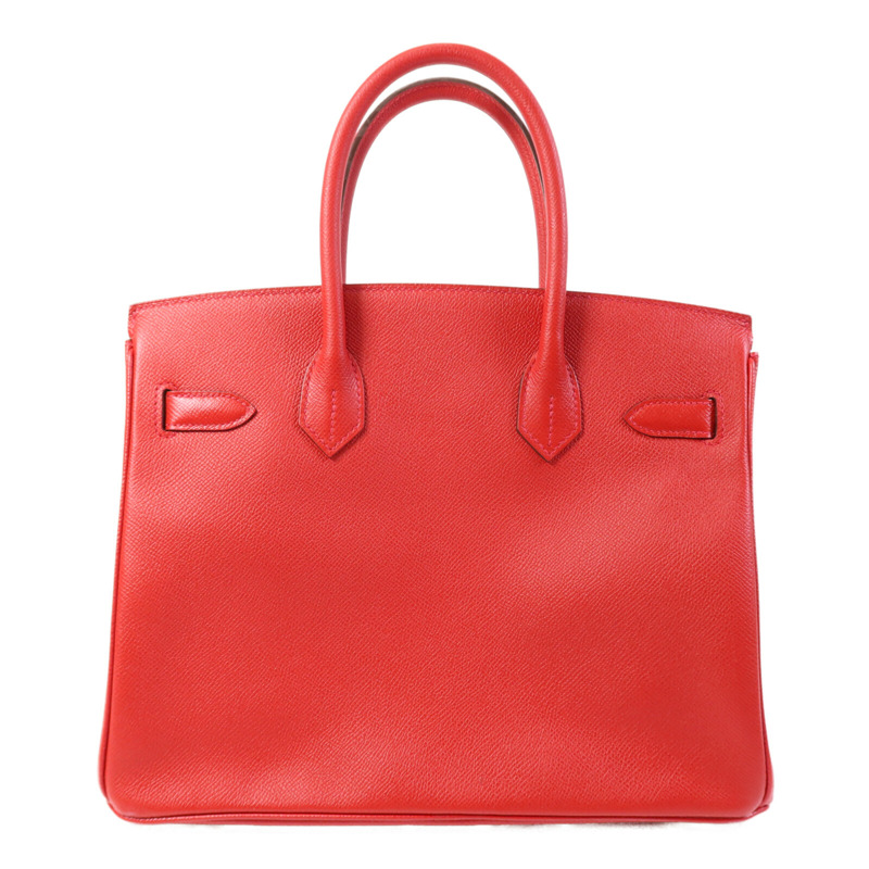 HERMES Epsom皮革Birkin 30金扣手挽袋Rouge Casaque-1