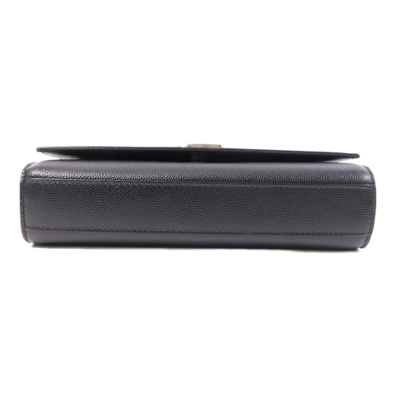 YVES SAINT LAURENT 牛皮皮革Kate銀扣鏈帶肩背袋-3