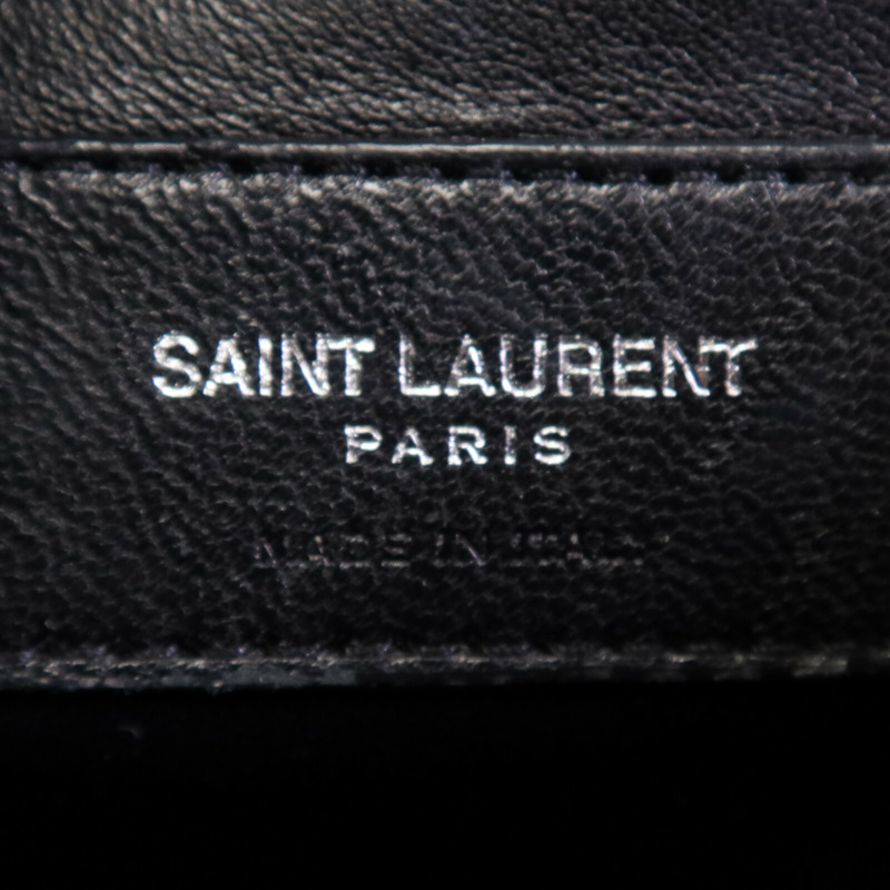 YVES SAINT LAURENT 牛皮皮革Kate銀扣鏈帶肩背袋-5