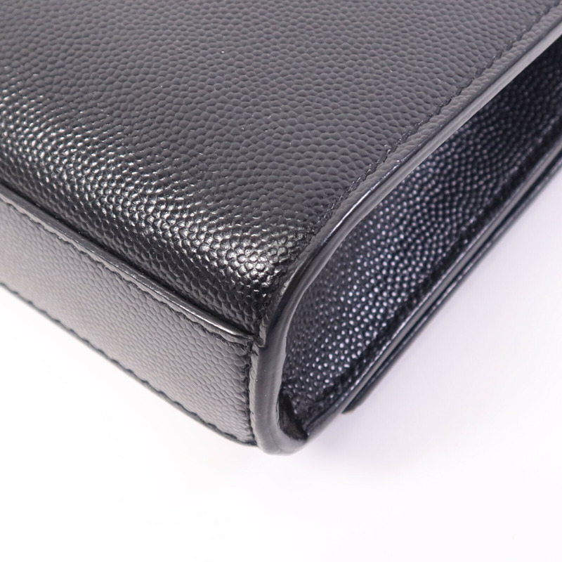 YVES SAINT LAURENT 牛皮皮革Kate銀扣鏈帶肩背袋-12