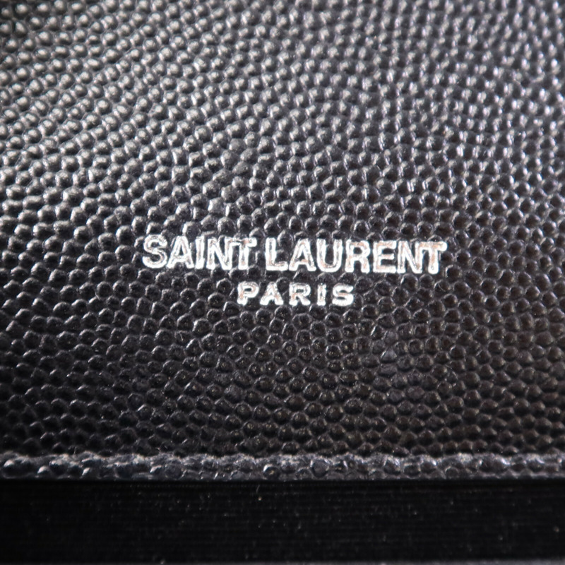 YVES SAINT LAURENT 牛皮皮革Kate銀扣鏈帶肩背袋-15