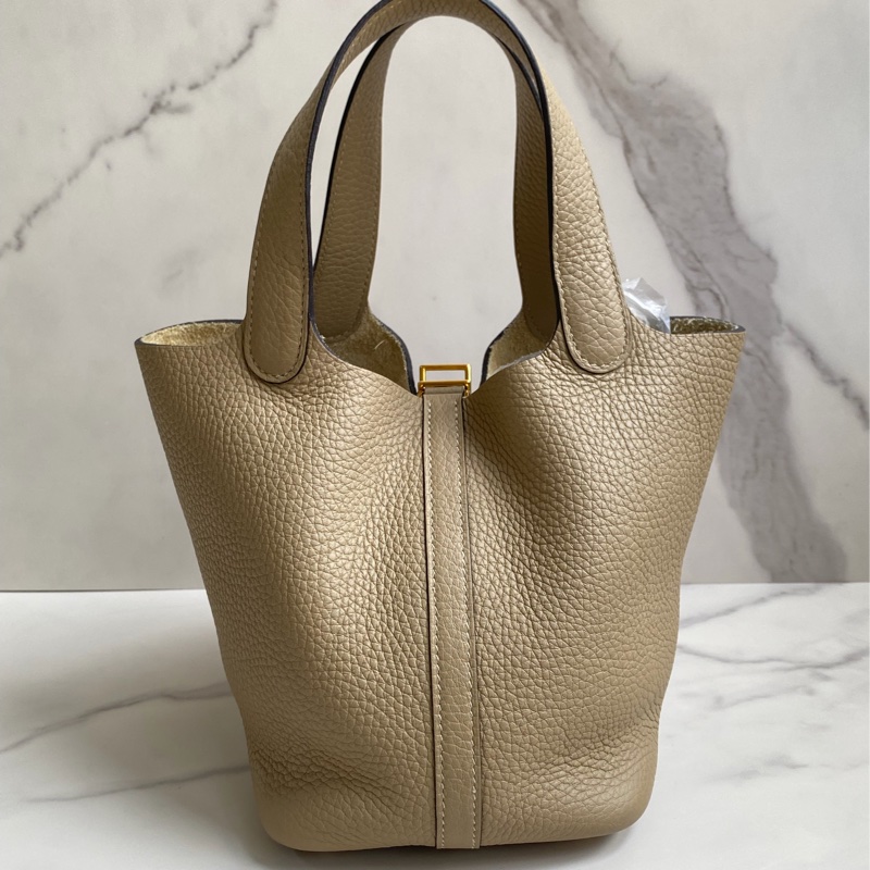 ❗️不用10萬入手愛馬仕 Hermes p18菜籃子 風衣灰-2