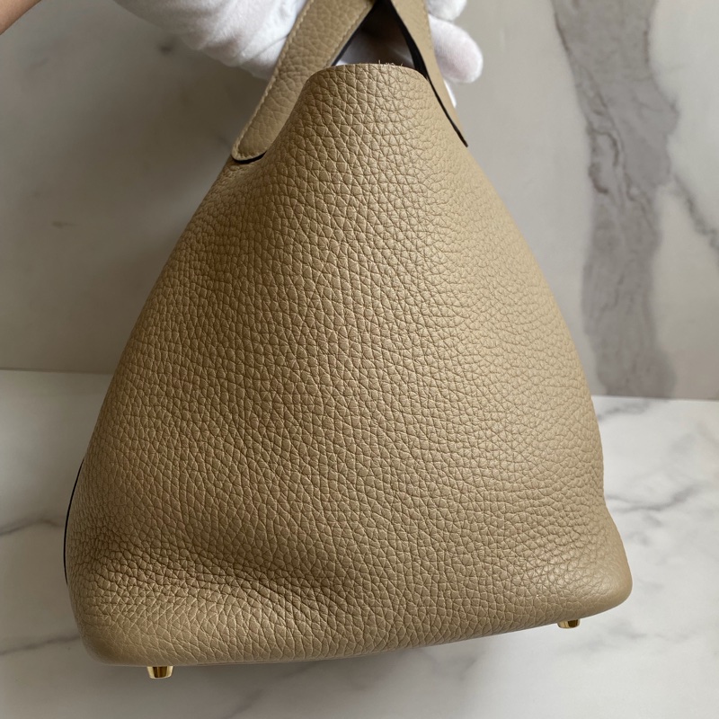 ❗️不用10萬入手愛馬仕 Hermes p18菜籃子 風衣灰-3