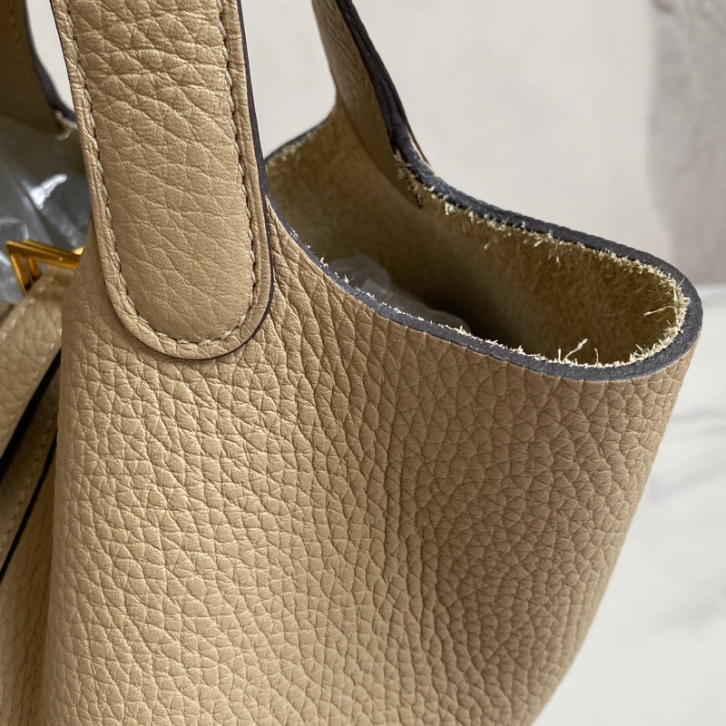 ❗️不用10萬入手愛馬仕 Hermes p18菜籃子 風衣灰-11