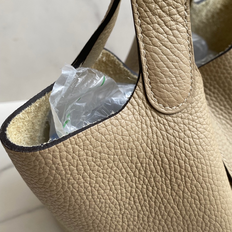 ❗️不用10萬入手愛馬仕 Hermes p18菜籃子 風衣灰-12