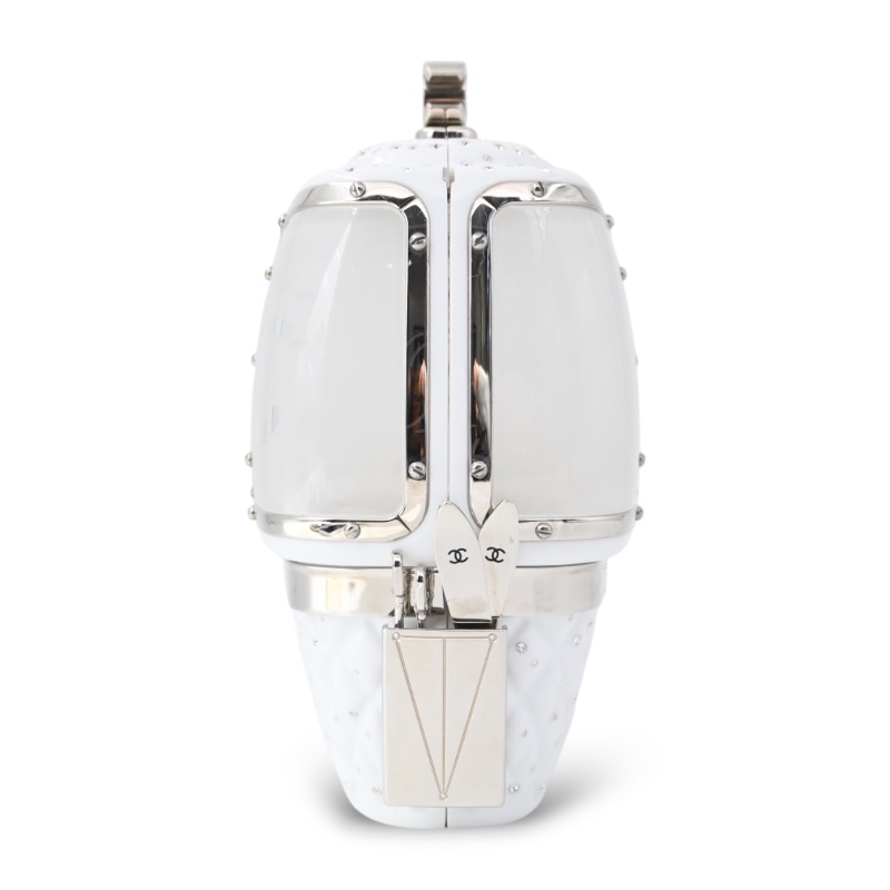 中古 Chanel 香奈兒 纜車 (Gondola Lift) 施華洛世奇水晶 晚宴包-2