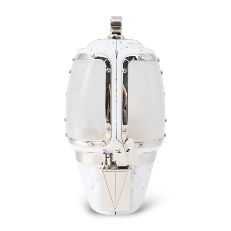 中古 Chanel 香奈兒 纜車 (Gondola Lift) 施華洛世奇水晶 晚宴包-3