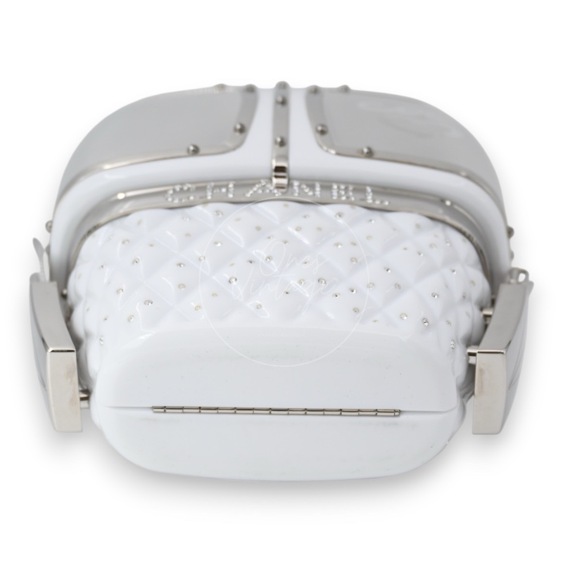 中古 Chanel 香奈兒 纜車 (Gondola Lift) 施華洛世奇水晶 晚宴包-10