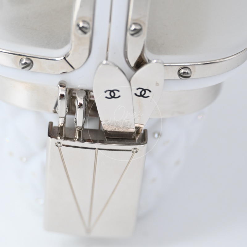 中古 Chanel 香奈兒 纜車 (Gondola Lift) 施華洛世奇水晶 晚宴包-19