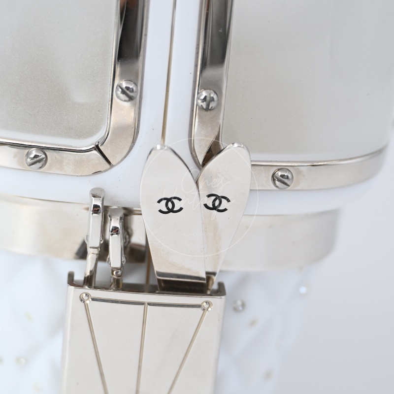 中古 Chanel 香奈兒 纜車 (Gondola Lift) 施華洛世奇水晶 晚宴包-20