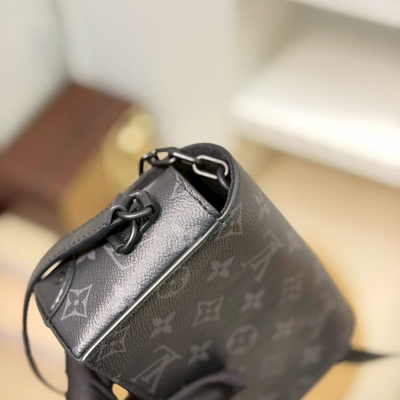 (送男友禮物首選！😍)🏷LV 路易威登．Steamer 黑老花盒子包 M81783-10