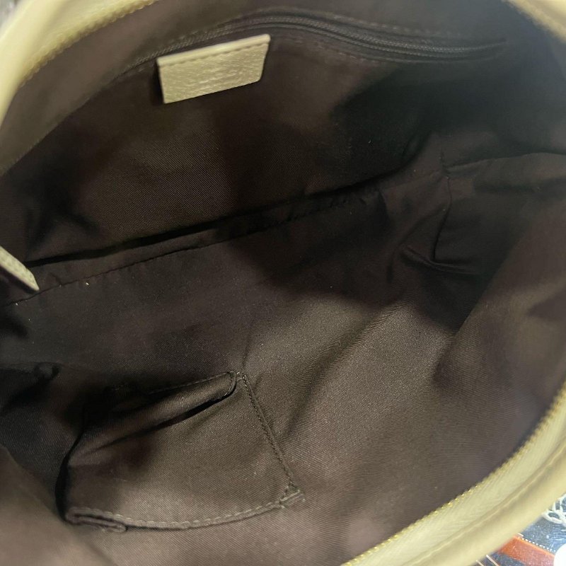 東區正精品㊣Gucci 130738 白色緹花布三環包手提包肩背包 RZ4997-4