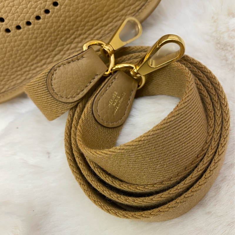 mini evelyne 餅乾金 金扣-1