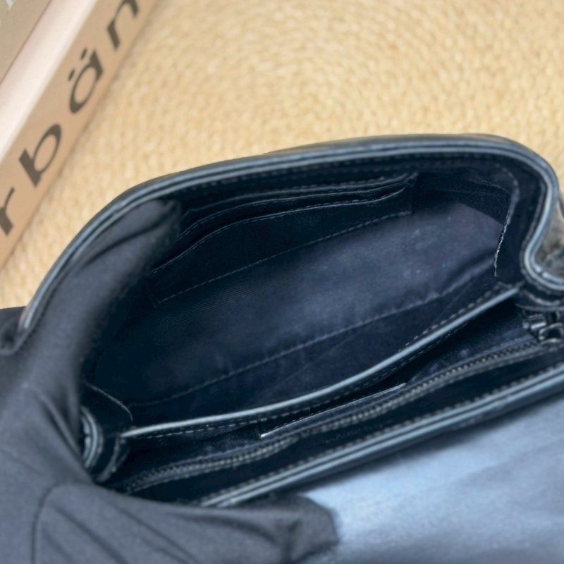 (稀有So Black！好帥😎🖤)🏷YSL 聖羅蘭．Loulou Toy 方胖子-17