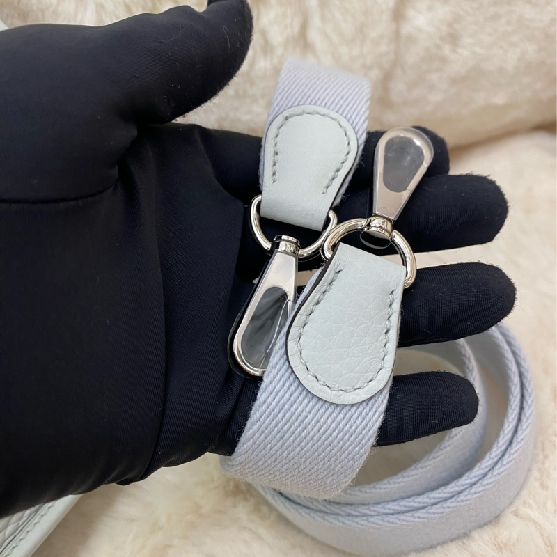 mini evelyne鉑金灰 銀扣-2