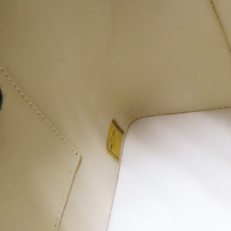 米色 荔枝紋牛皮 手提包 銀扣【CHANEL 香奈兒】 A01804-8