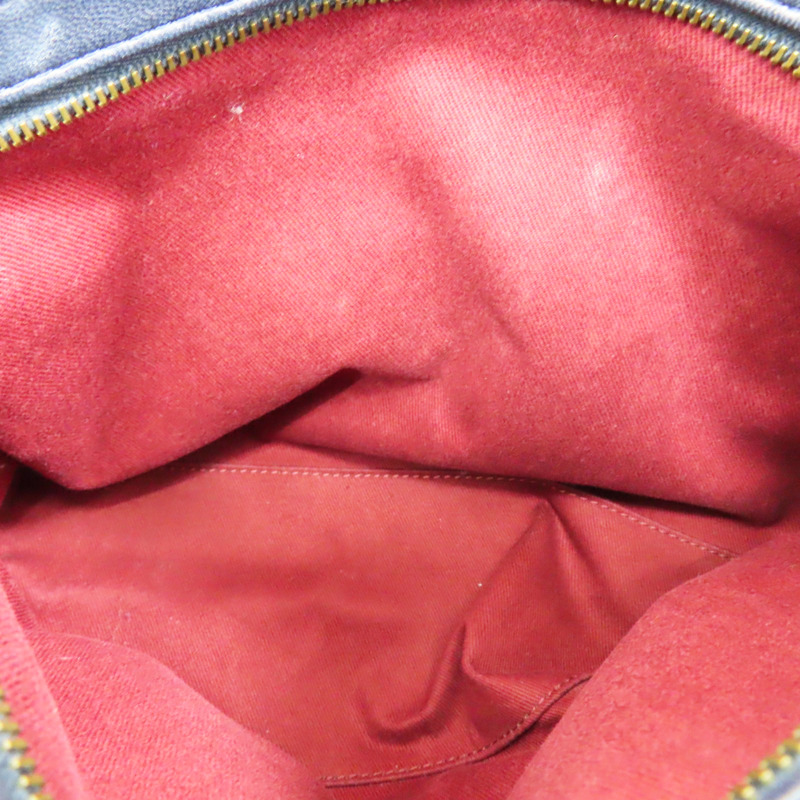 藍色 羊皮 JUST MADEMOISELLE 保齡球包 肩背包 金釦【CHANEL 香奈兒】 A50558-5