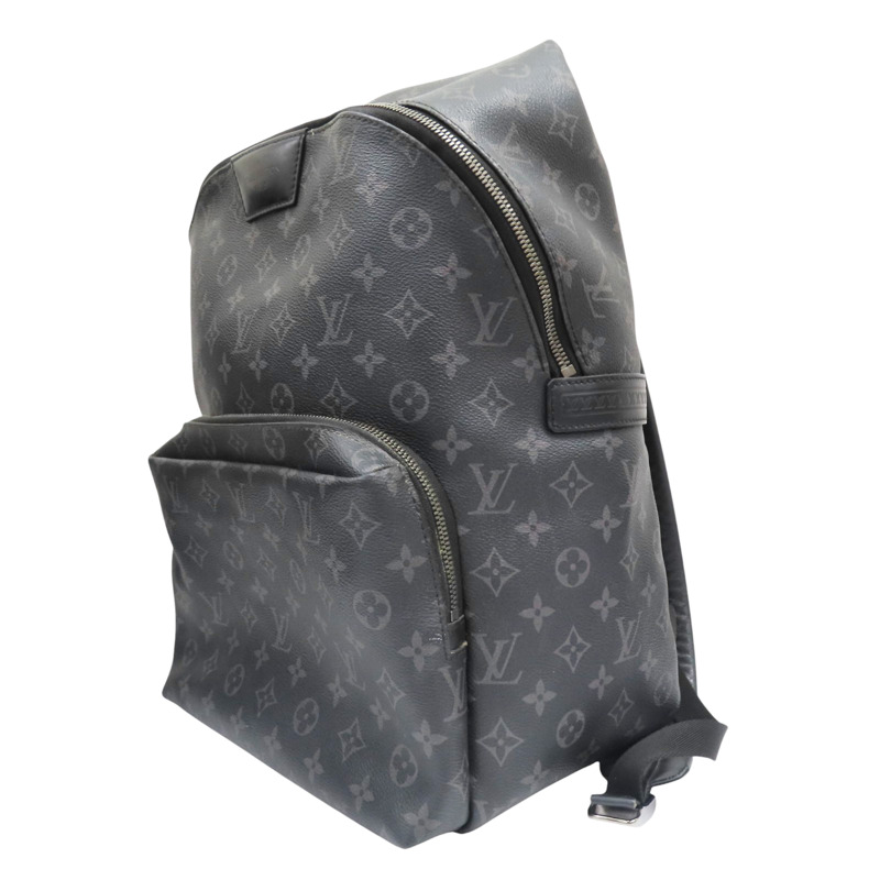 黑色 原花 PVC塗層帆布 Apollo 後背包【LOUIS VUITTON LV 路易威登】 M43186-2