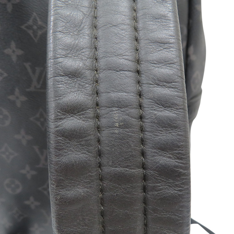 黑色 原花 PVC塗層帆布 Apollo 後背包【LOUIS VUITTON LV 路易威登】 M43186-3