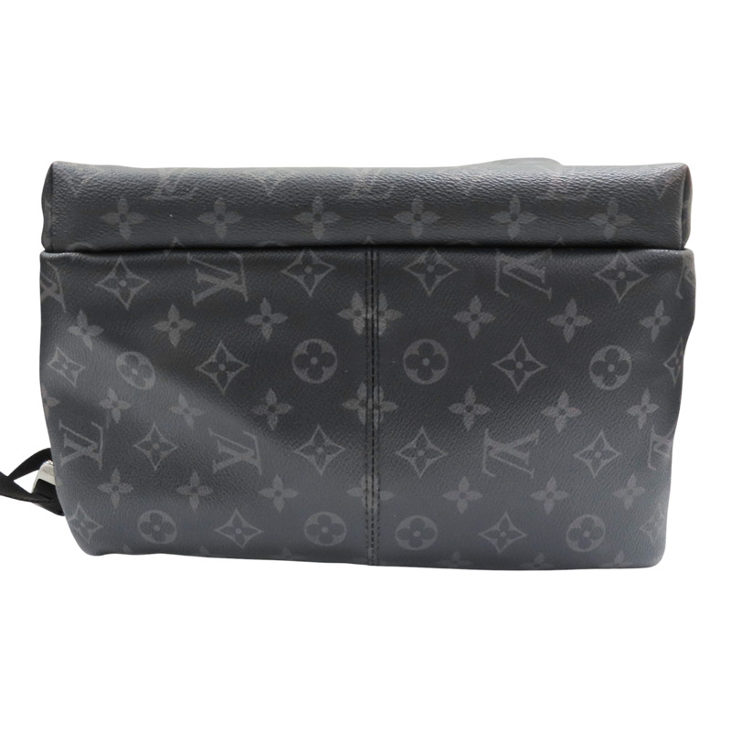 黑色 原花 PVC塗層帆布 Apollo 後背包【LOUIS VUITTON LV 路易威登】 M43186-4