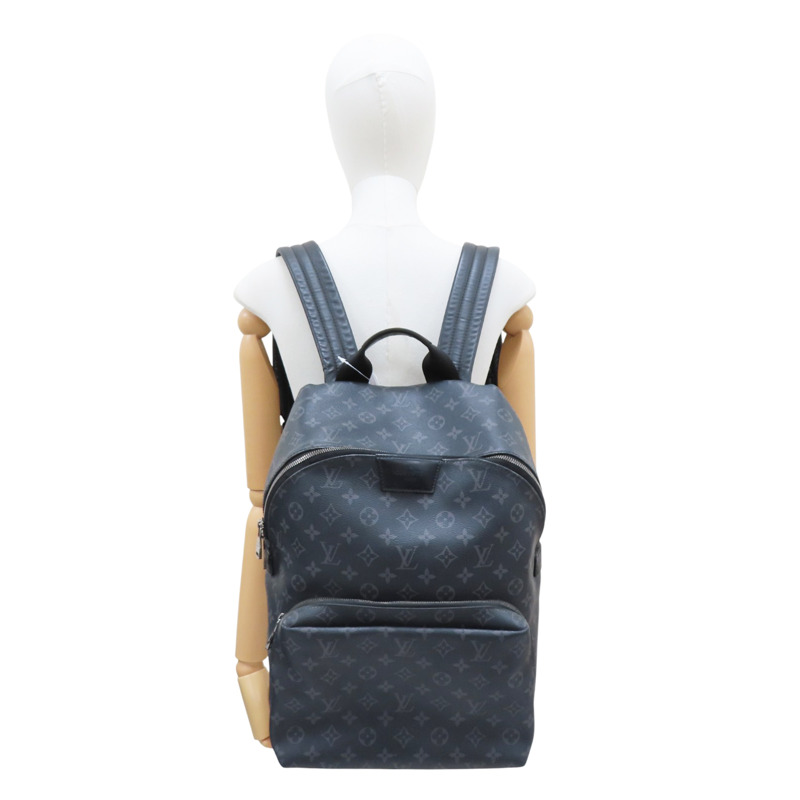 黑色 原花 PVC塗層帆布 Apollo 後背包【LOUIS VUITTON LV 路易威登】 M43186-9