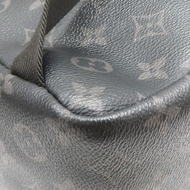 黑色 原花 PVC塗層帆布 Apollo 後背包【LOUIS VUITTON LV 路易威登】 M43186-12