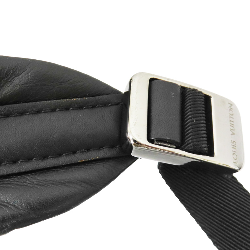 黑色 原花 PVC塗層帆布 Apollo 後背包【LOUIS VUITTON LV 路易威登】 M43186-17