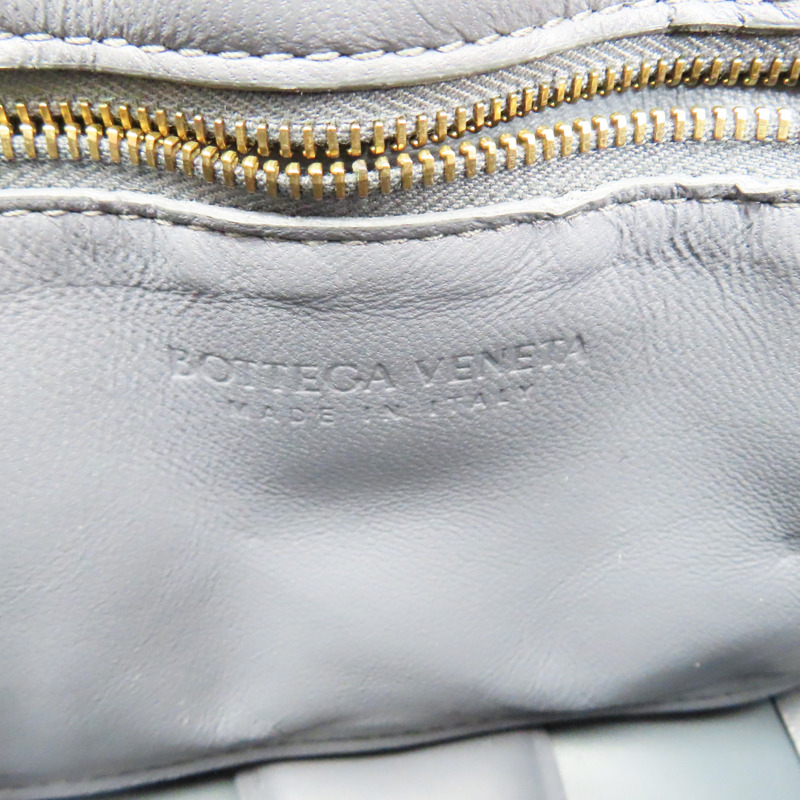 灰色 羊皮編織 Padded Cassette 枕頭包 肩背包【BOTTEGA VENETA BV 寶緹嘉】 717506-6