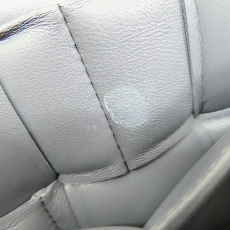 灰色 羊皮編織 Padded Cassette 枕頭包 肩背包【BOTTEGA VENETA BV 寶緹嘉】 717506-17